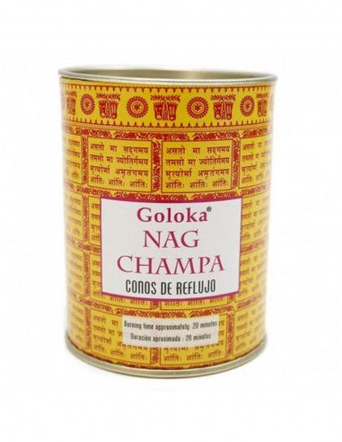 Kegel-Nag-Champa-Aroma-Quelle-Rückfluss