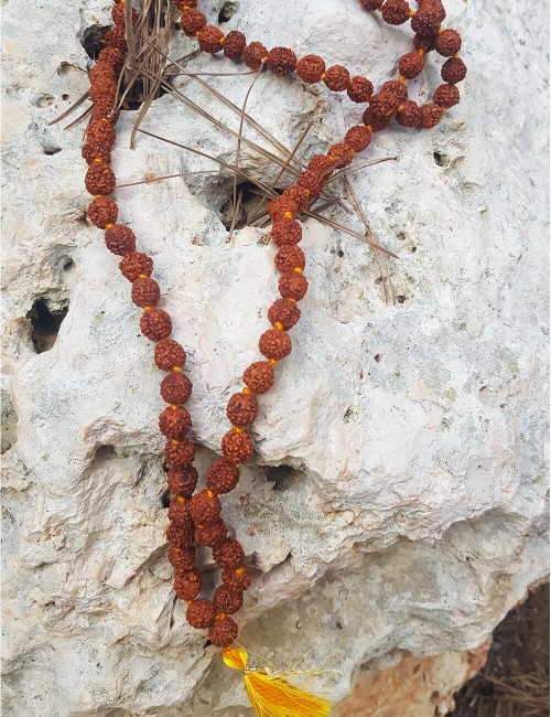 collana-etnica-vegetale-seme di mala-rudraksha