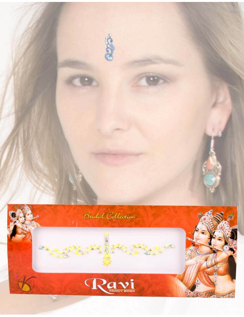 bindi-tika-dance-trivial-complements-ethnic-yellow