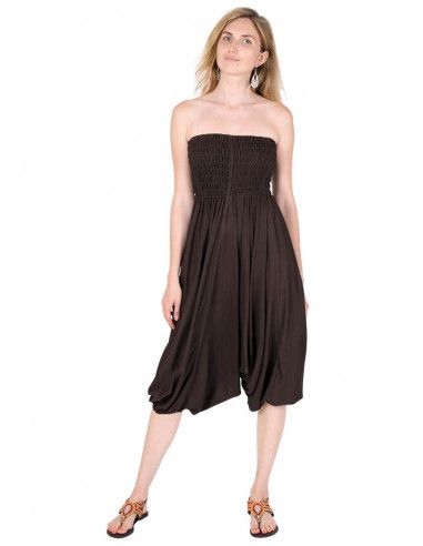 Combinaison-afghane-saruel-robe-marron-chocolat-combinaison