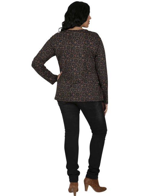 T-shirt-femme-grandes tailles-ethnique-hiver