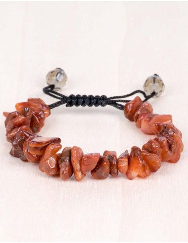 bracelet-pierres-ajustables-minéraux-jaspe-irrégulier