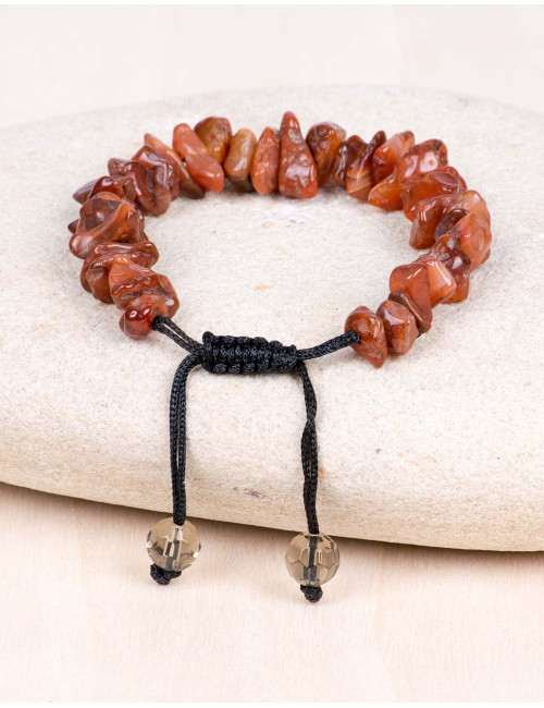 pulseira ajustável-pedras-minerais-energia