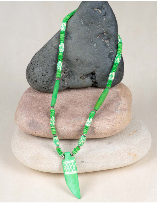 collar-hueso-verde-unisex-hippie-playa