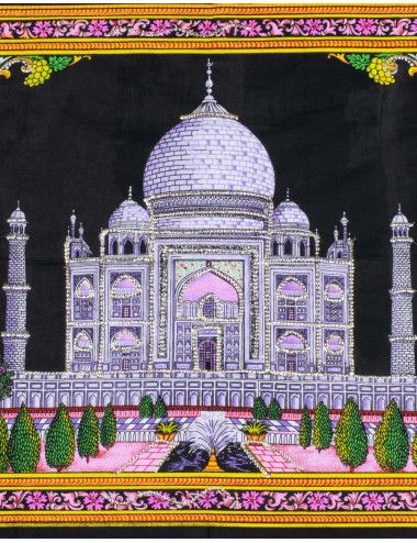 taj-majal-tapisserie-faite-main-avec-sequins 2