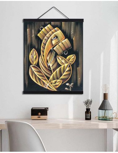 cornice-legno-magnetizzato-arazzi-neri