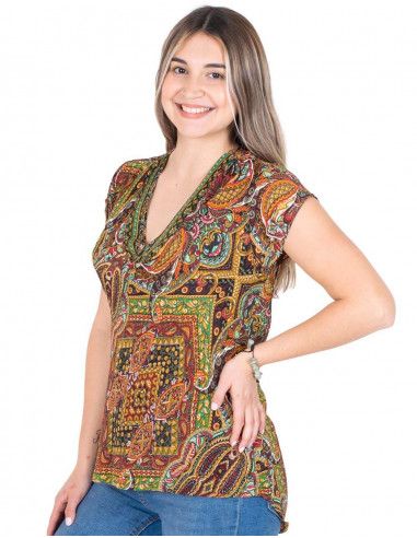 estampado-blusa-seda-mangas curtas