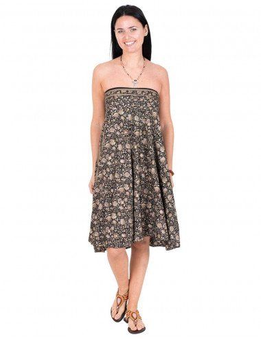 kombinierbares 2-in-1-Seidenkleid