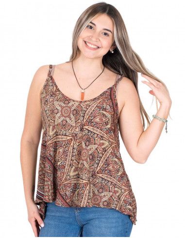 Ampia parte superiore stampata