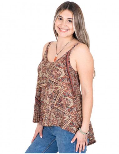 Ampia parte superiore stampata