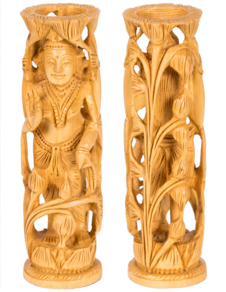 Lakshmi-Holzturm-Statue