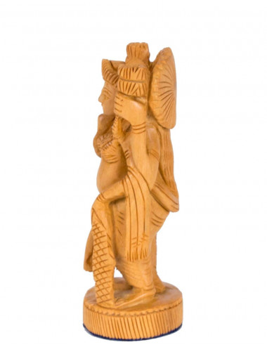 estatua-lakshmi-tallada-en-madera-detalle 2