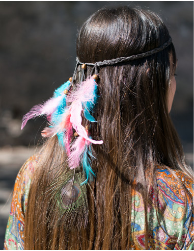 Hippie-Haar-Tiara