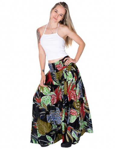 Pantalon jupe à imprimé cachemire