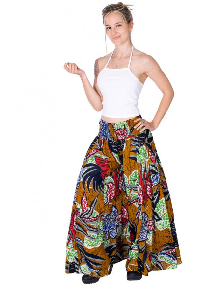 Pantalon jupe à imprimé cachemire