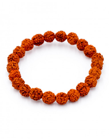 Pulseira de sementes de Rudraksha