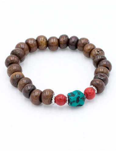 Pulseira marrom unissex