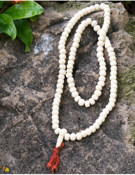 Japa Mala Osso Bianco
