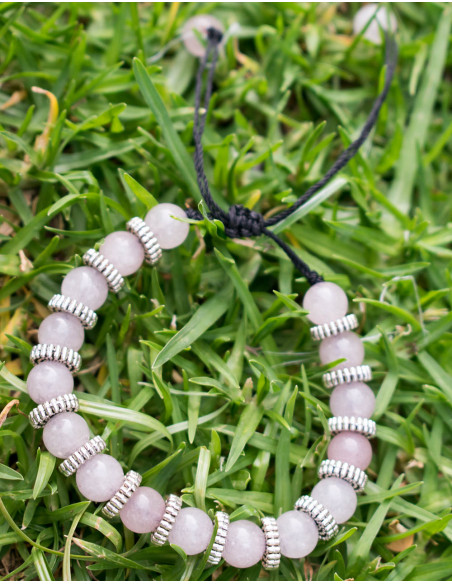 Rose Quartz Gem Bracelet