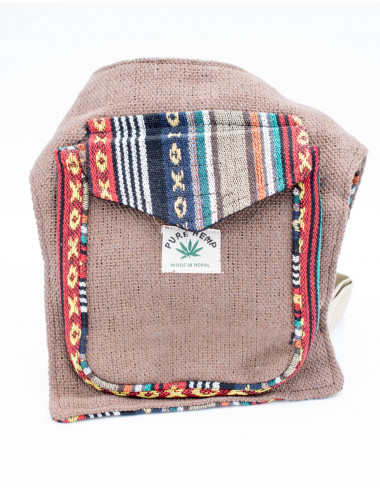 Hemp Flap Belt Bag