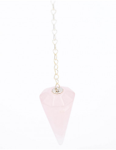 Rose Quartz Mineral Pendulum