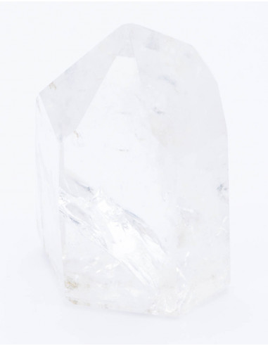 Obélisque en cristal de quartz sur lumière LED