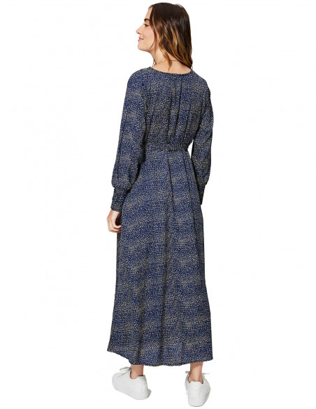 Long Sleeve Wrap Dress