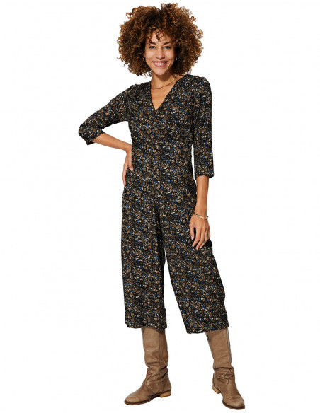 Weiter bedruckter Jumpsuit