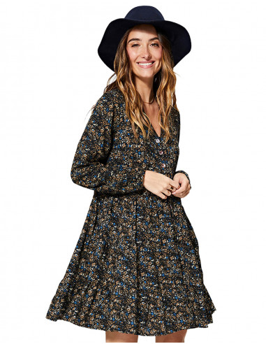 Long Sleeves Loose Dress
