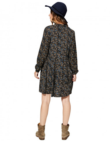 Vestido de mangas compridas soltas