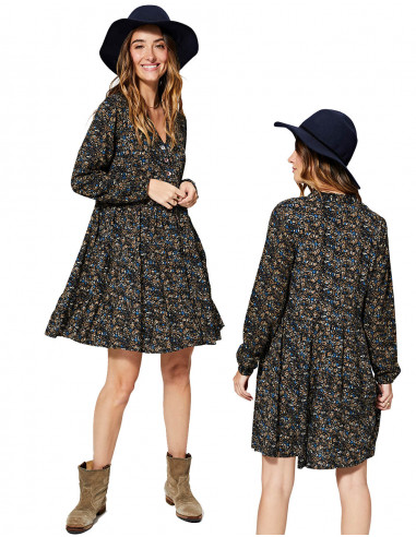 Long Sleeves Loose Dress
