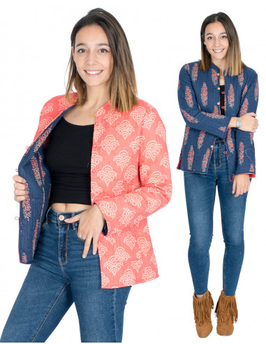 Reversible Pink or Blue Jacket