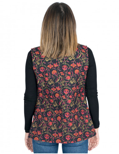 Gilet à double imprimé
