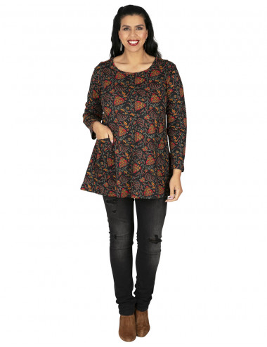 camiseta-otoño-tallas-grandes-mujer-estampada
