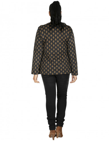 Black T-shirt Gold Details
