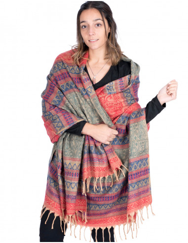 Weicher Schal mit Fransen