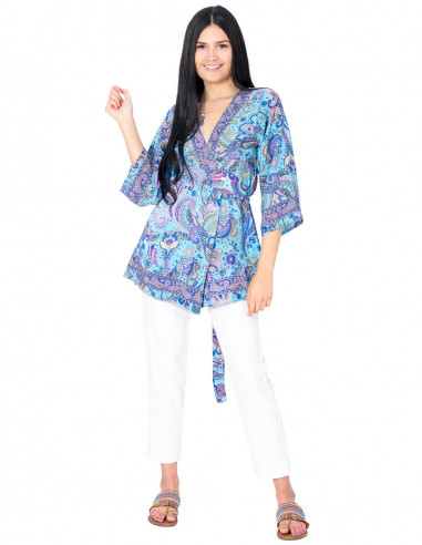 Kimono-style T-shirt