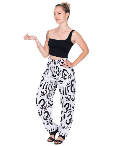 Black and White Hippie Bloomers