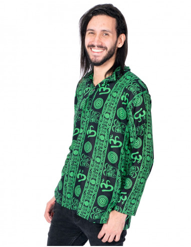 camisa-etnica-mangas-largas-hombre-verde