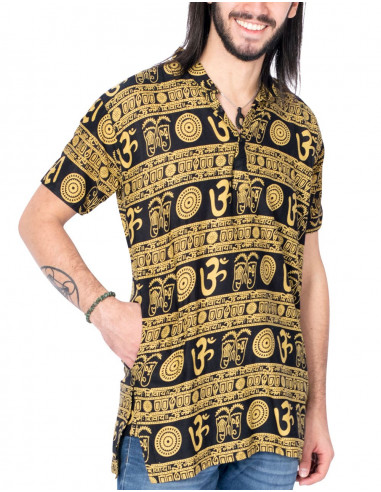 Yellow and Black Shirt