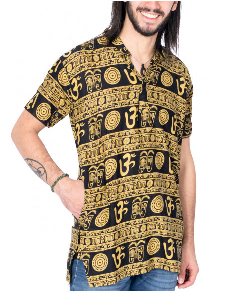 Yellow and Black Shirt