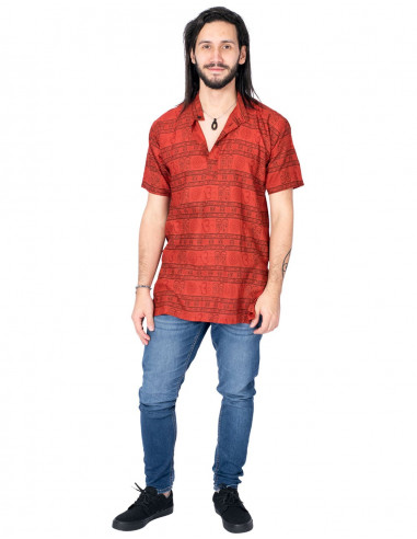 Red Hippie Shirt