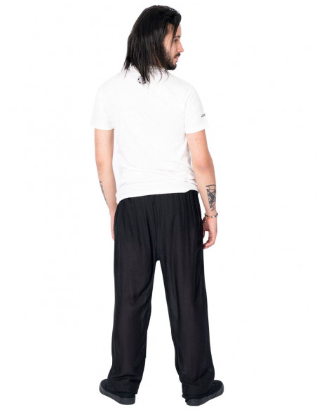 Schwarze gerade Hose