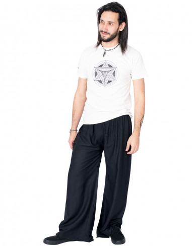 Hose mit weitem Bein