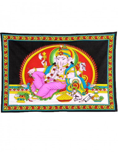 Gott Ganesha horizontaler Wandteppich