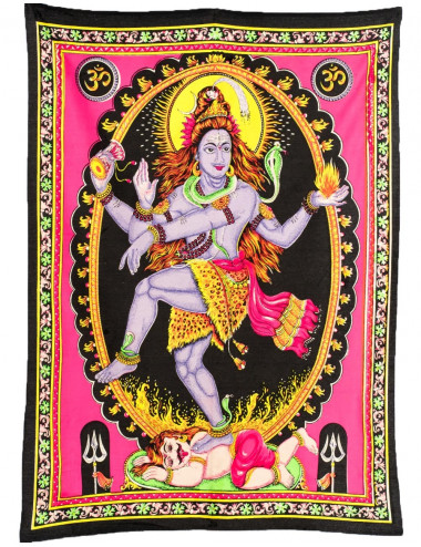 Gott Shiva Baumwollteppich