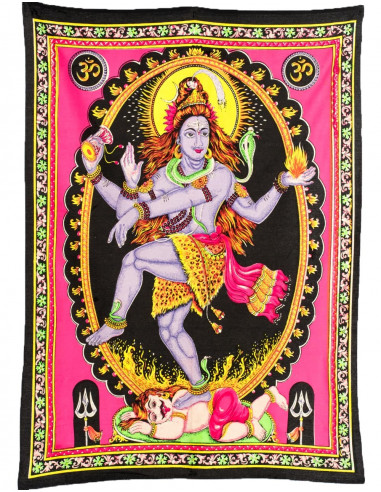 Tapeçaria de Algodão Deus Shiva
