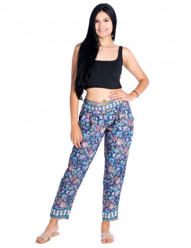 pantalon-pitillo-seda-estampado-azul 2