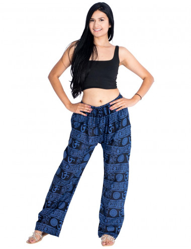 pantalon-recto-algodon-simbolo-om-azul 2