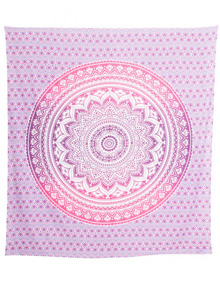 Round Mandala Cotton Quilt